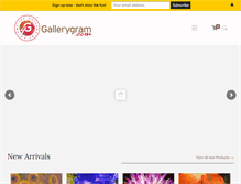 Tablet Screenshot of gallerygram.com